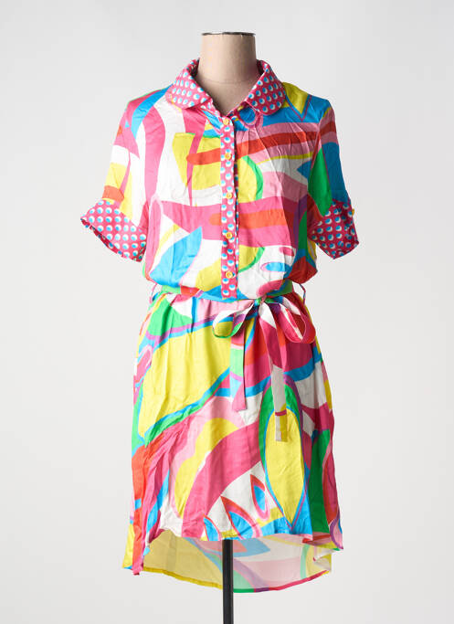 Robe courte rose MADEMOISELLE SANS GÊNE pour femme