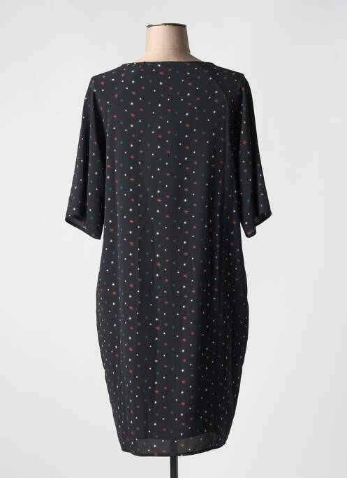 Robe mi-longue noir LA FEE MARABOUTEE pour femme