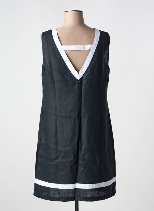 Robe mi-longue noir MALOKA pour femme