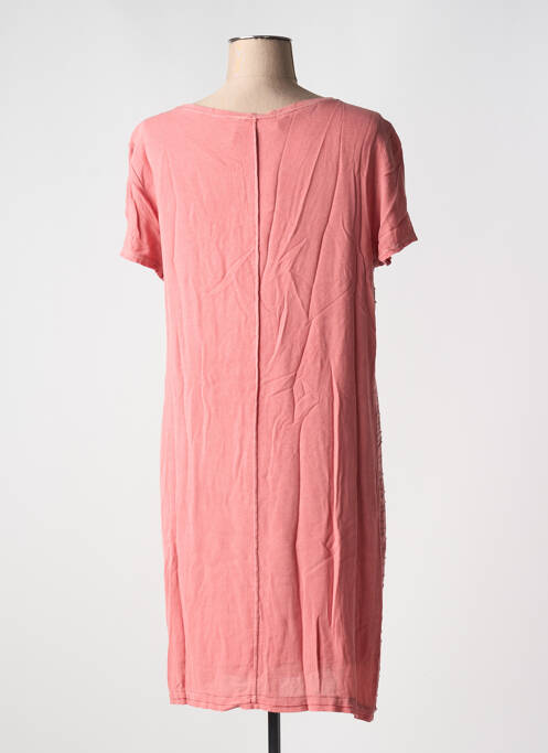 Robe mi-longue rose ELISA CAVALETTI pour femme