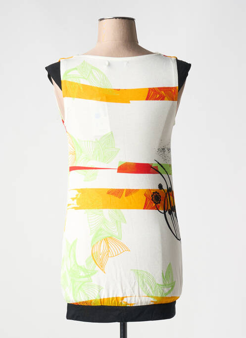 Tunique sans manche blanc PARAMITA pour femme