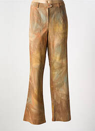 Pantalon flare coupe évasée marron ROSA ROSAM femme
