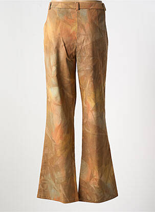 Pantalon flare coupe évasée marron ROSA ROSAM femme