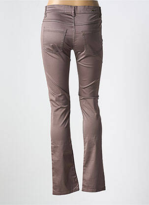 Pantalon slim poches marron BANDE ORIGINALE femme