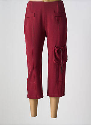 Pantacourt coupe droite rouge COCO MENTHE femme