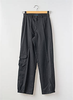 Pantalon cargo coupe droite noir ROSA ROSAM femme