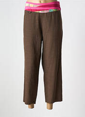 Pantacourt marron AVENTURES DES TOILES pour femme seconde vue