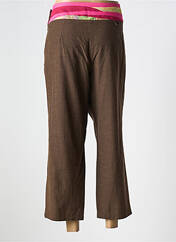 Pantacourt marron AVENTURES DES TOILES pour femme seconde vue