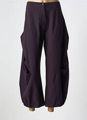 Pantalon 7/8 violet LAUREN VIDAL pour femme seconde vue