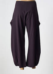 Pantalon 7/8 violet LAUREN VIDAL pour femme seconde vue