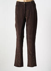 Pantalon droit marron ROSA ROSAM pour femme seconde vue