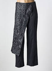 Pantalon droit noir LAUREN VIDAL pour femme seconde vue