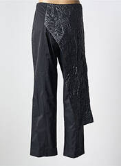 Pantalon droit noir LAUREN VIDAL pour femme seconde vue