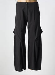 Pantalon droit noir LAUREN VIDAL pour femme seconde vue