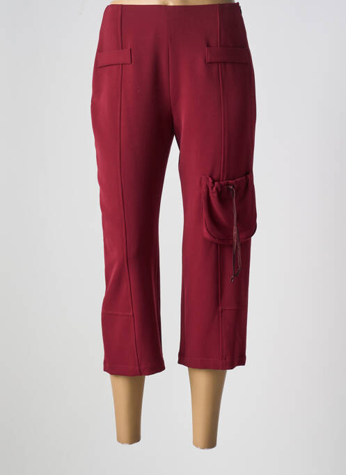 Pantacourt coupe droite rouge COCO MENTHE femme
