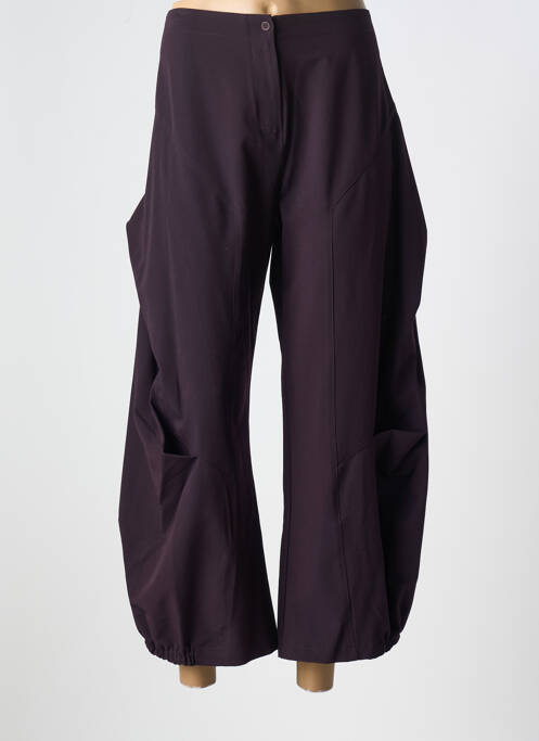 Pantalon 7/8 violet LAUREN VIDAL pour femme