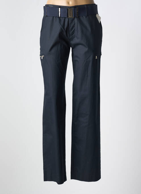 Pantalon droit bleu VERTIGO pour femme