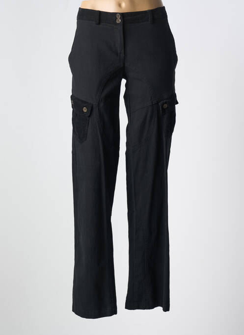 Pantalon droit noir LA FEE MARABOUTEE pour femme