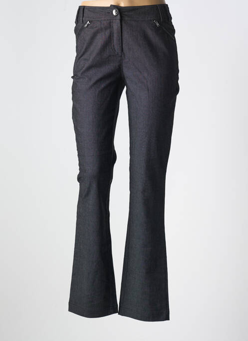 Pantalon flare bleu SALT & PEPPER pour femme