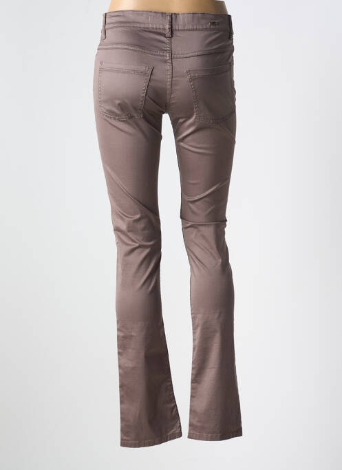 Pantalon slim marron BANDE ORIGINALE pour femme
