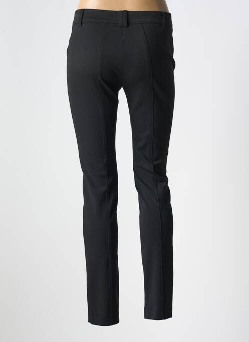 Pantalon slim noir CRYSTAL WORLD pour femme