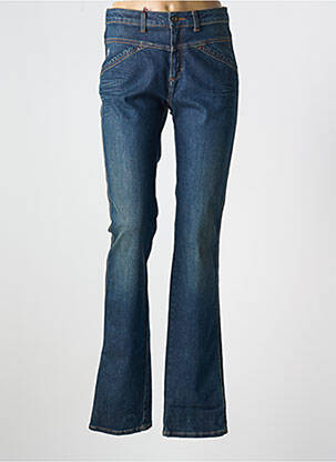 Jeans coupe slim stretch taille normale bleu ONE STEP femme