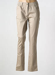 Jeans coupe slim taille normale taille normale beige SALT & PEPPER femme