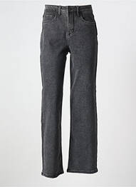 Jeans coupe droite taille haute taille haute gris CREAM femme