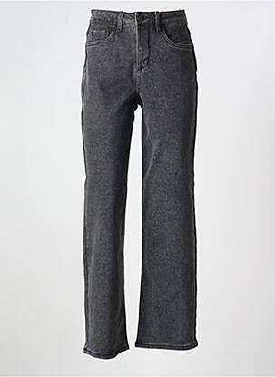 Jeans coupe droite taille haute taille haute gris CREAM femme