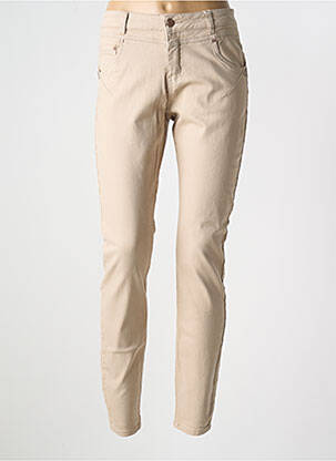 Jeans skinny taille normale taille normale beige CREAM femme