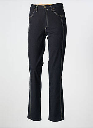 Jeans coupe slim stretch taille haute noir ROSA ROSAM femme