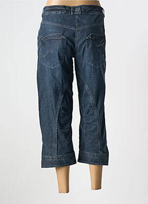 Pantacourt coupe droite taille normale bleu BANDE ORIGINALE femme