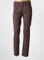 Jeans coupe slim marron CREAM pour femme seconde vue