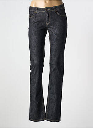 Jeans coupe slim noir LA FEE MARABOUTEE pour femme