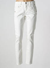 Jeans skinny blanc CREAM pour femme seconde vue
