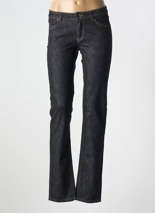 Jeans coupe slim noir LA FEE MARABOUTEE pour femme