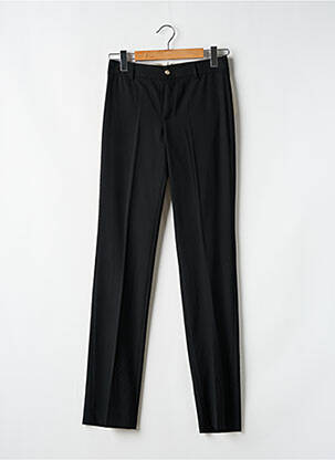 Pantalon slim tissage popeline taille normale noir VERTIGO femme