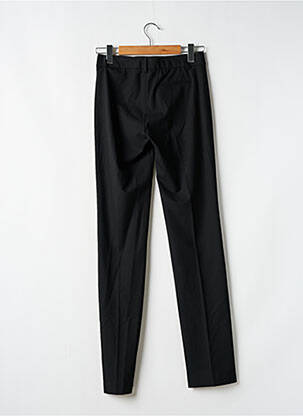 Pantalon slim tissage popeline taille normale noir VERTIGO femme