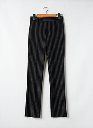 Pantalon droit stretch taille normale noir VERTIGO femme