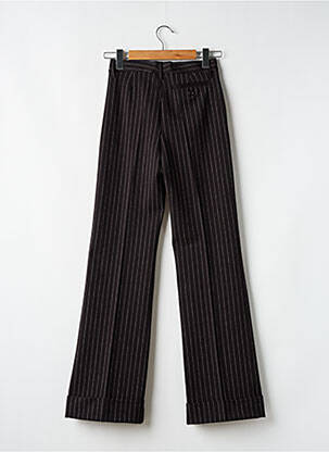Pantalon droit stretch taille normale noir VERTIGO femme