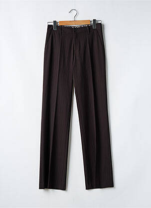 Pantalon droit stretch taille normale marron VERTIGO femme