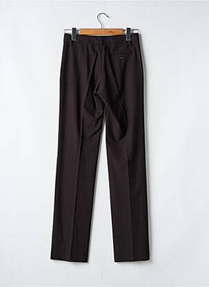 Pantalon droit stretch taille normale marron VERTIGO femme