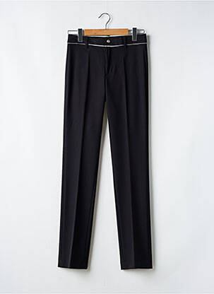 Pantalon slim tissage popeline taille normale noir VERTIGO femme