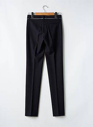 Pantalon slim tissage popeline taille normale noir VERTIGO femme