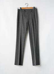 Pantalon slim tissage popeline taille normale gris VERTIGO femme