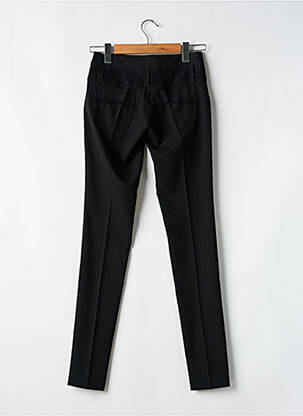 Pantalon slim stretch taille normale noir E.LOCO femme