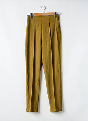 Pantalon slim taille élastique taille normale vert LAUREN VIDAL femme