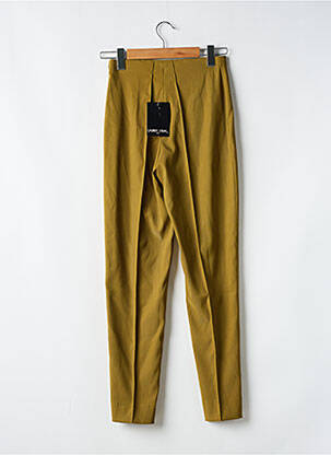 Pantalon slim taille élastique taille normale vert LAUREN VIDAL femme