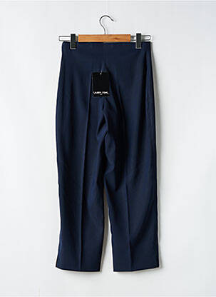 Pantacourt coupe droite taille normale bleu LAUREN VIDAL femme