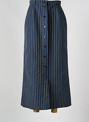 Jupe longue taille normale bleu ZINO & JUDY femme